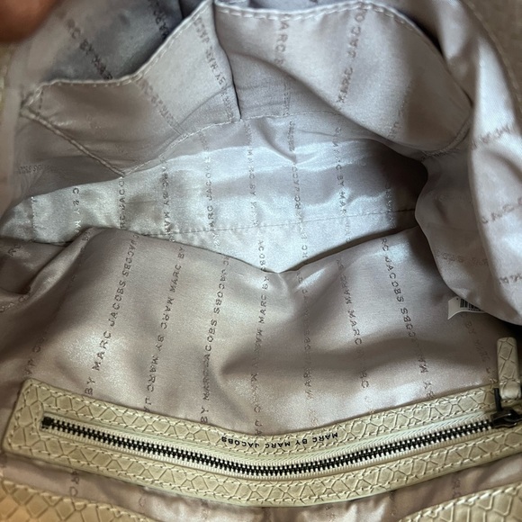 MARC JACOBS Snake Stamped Werdie Top Handle Messenger Satchel Cow Leather Strap - Picture 6 of 14